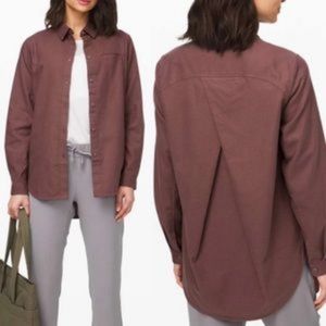 NWT Lululemon Full Day Ahead Shirt sz 4